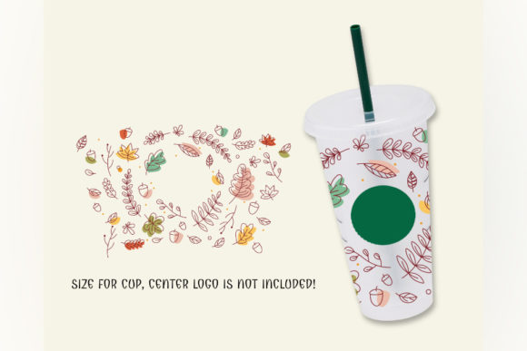 Autumn Floral, Venti Cold Cup 24 Oz: A Stylish and Practical Beverage Companion