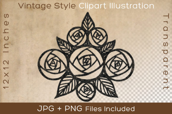 Black Drawn Floral Illustration: A Strategic Asset for Creative Projects