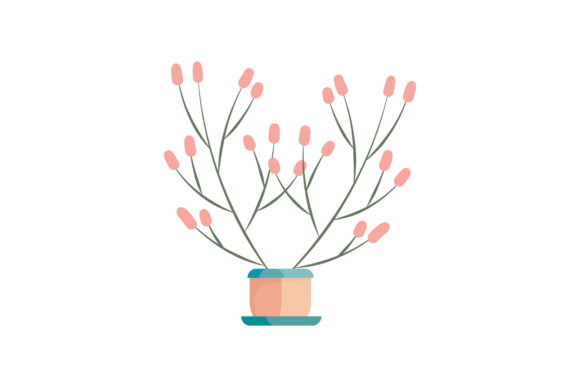 Boho Color Floral Plant Illustration-20: A Versatile Design for Your Creative Projects