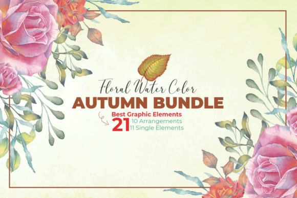 Explore the Versatile Autumn Watercolor Floral Clipart