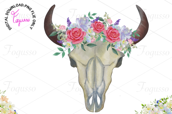 Exploring the Versatility of Cow Skull with Floral: A Unique Digital Asset