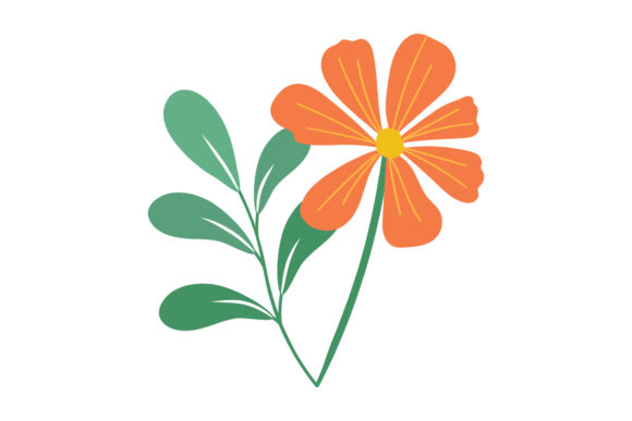 Floral Flower Vector Illustration 3: A Versatile and High-Quality Design Asset