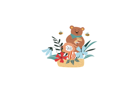 Unlocking Creativity with Bee Bear Animal Honey Barrel Floral SVG: A Comprehensive Guide